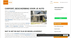 Desktop Screenshot of carportinfo.be